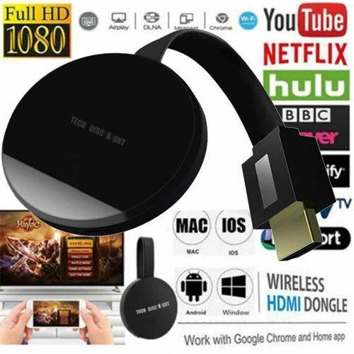 TD® Version améliorée Wecast 4rd Generation HDMI Vidéo numérique HD 1080p - Streamer multimédia pour Netflix...- Chromecast vidéo