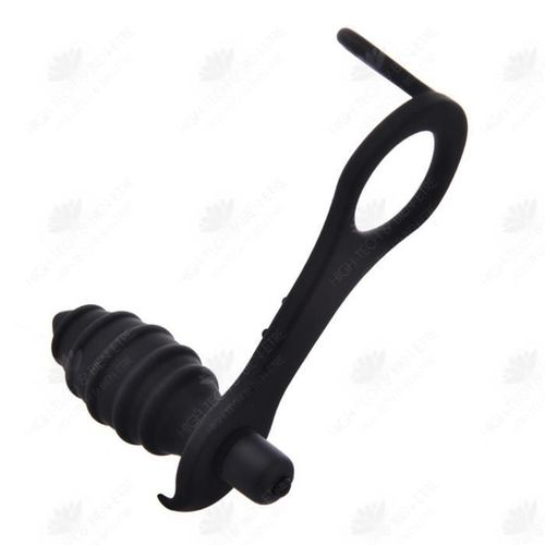 Htbe® Mâle G-Spot Anal Plug Dispositif De Masturbation Couple Orgasme Verrouillage Anneau Fin Masseur Vibrant Masturbation Masculine