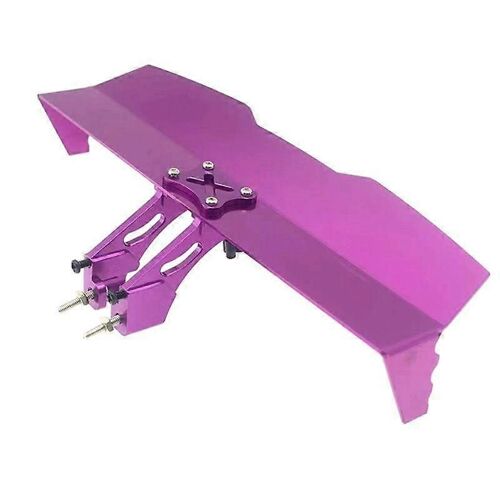 Aile De Queue En Métal Et Support De Fixation Pour 144001 144010 124007 124017 124019 Pièces De Mise À Niveau De Voiture Rc, Violet