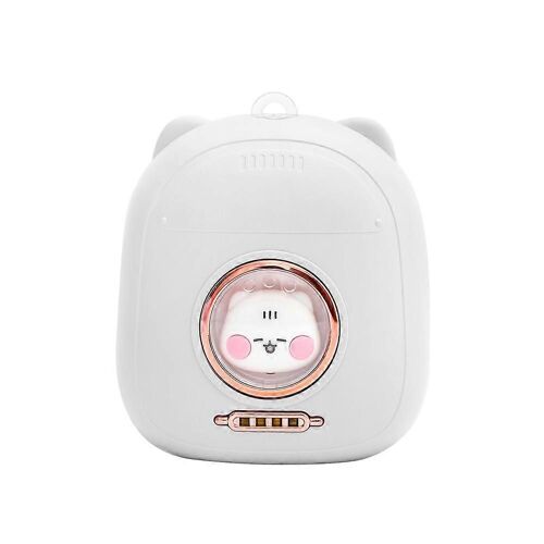 2 en 1 Mini Chauffe-mains portable USB rechargeable Mignon chauffe-mains Chauffage électrique pour l'extérieur 3000mAh Blanc