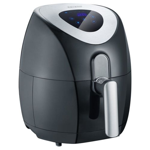 SEVERIN FR 2430 Friteuse, 1500 W, 3.2 Litres, Inox Brossé/Noir