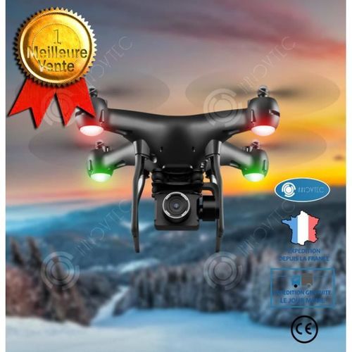 Inn® Drone Sans Pilote Volant Caméra Haute Définition 4k À Quatre Axes Transmission D'images Esc Avion Télécommandé Pour Enfants-Innovtec