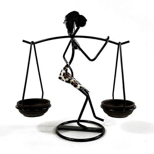 Cool Girl Personnage Figurines Bureau Décoration Chandelier Artisanat Salon Décoration Accessoires Bougeoir