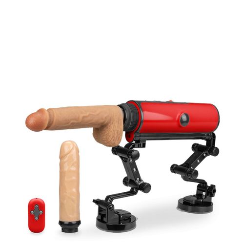 Fucking Love Machine Avec Godes Chauffant Et Vibrant - Machine Sexuelle À Pénétrer - Gode Automatique