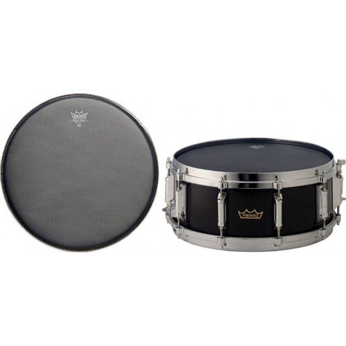 Remo Es-0814-10 - Peau De Frappe Ebony Suede Ambassador Matt 14" Pour Caisse Claire