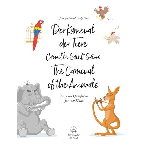 The Carnival Of Animals For Two Flutes / Recueil + Partition