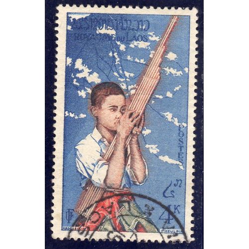Timbre-Poste Du Laos (Musicien)