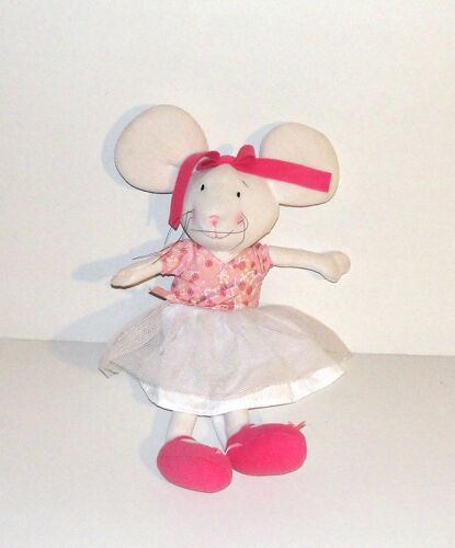 Souris Vertbaudet Peluche Doudou Souris En Robe Tissus Et Tule