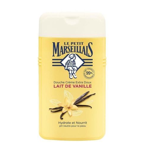 Le Petit Marseillais - Douche&bain Crème Extra Doux, Lait Devanille, 250ml De Douche 
