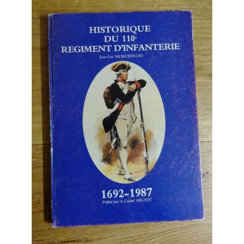 Historique Du 110 Régiment D'Infanterie