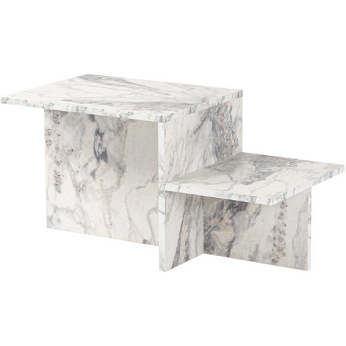 Table Basse En Aggloméré 80 X 40 X 40 Cm Harmony