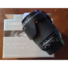 Objectif Tamron 18-200mm F/3.5-6.3 Di II VC Nikon