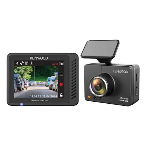 Kenwood Drv-A310w Caméra De Tableau De Bord Full Hd Wifi Cc Noir
