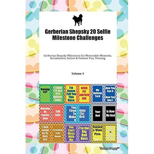 Gerberian Shepsky 20 Selfie Milestone Challenges Gerberian Shepsky Milestones For Memorable Moments, Socialization, Indoor & Outdoor Fun, Training Volume 3