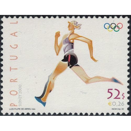 Portugal 2000 Neuf Jeux Olympiques Sidney Athlétisme Y&t Pt 2437 Su
