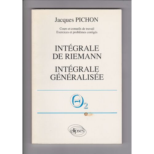 Integrale De Riemann - Intégrale Généralisée