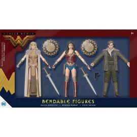 Wonder Woman Movie Pack 3 Figurines Flexibles 14 Cm