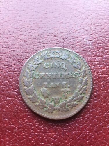 5 Centimes Dupré De L'an 8/5 W En Très Très Bonne État