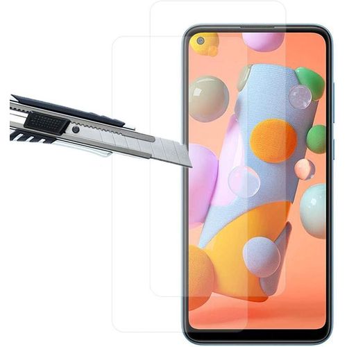 [Lot De 2 Verre Trempé Samsung Galaxy A11, Protection D'écran Verre Trempé Pour Samsung Galaxy A11, Résistant Aux Rayures,Ultra Claire,Dureté 9h