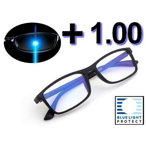 Lunettes De Lecture Grossissement + 1.00 - Protection Uv400 & Écran Ordinateur Anti Lumière Bleue Anti-Fatigue Repos Loupe Mixte Homme Femme