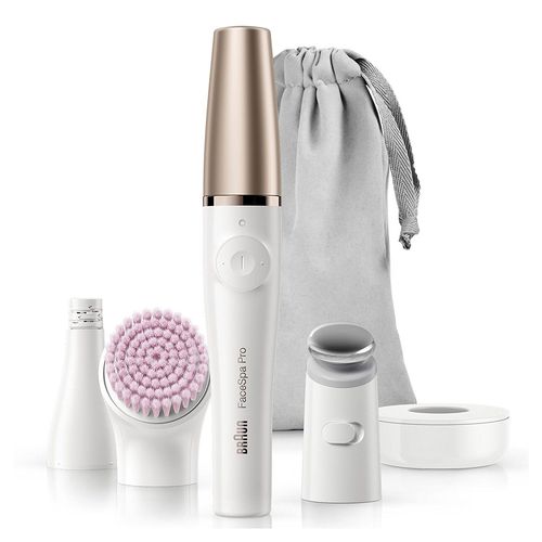 Braun Facespa Pro 912 Épilateur Pour Visage Avec 3 Accessoires Blanc/Bronze