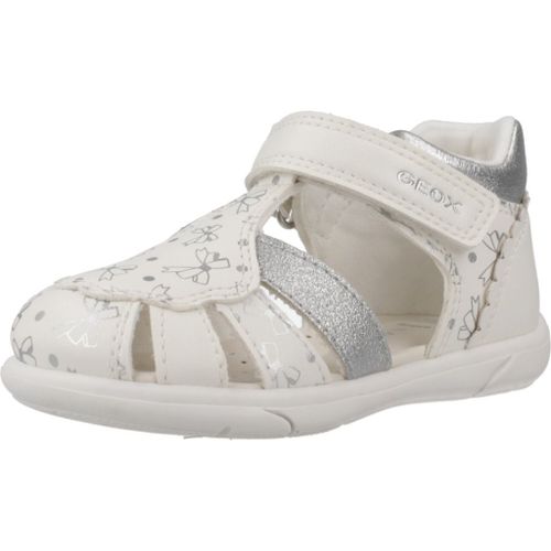 Chaussures Geox B Sandal Zapito Girl Colour Blanc