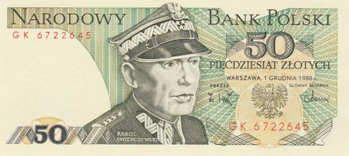 Billet De Banque Bank Polski