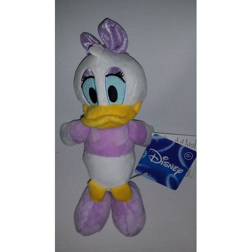 Doudou Daisy Sparkle Disney Nicotoy Simba Toys Benelux Jaune Blanc Violet Paillette Bebe Naissance Peluche Éveil Enfant Blanket Comforter Soft Toys 21 Cm