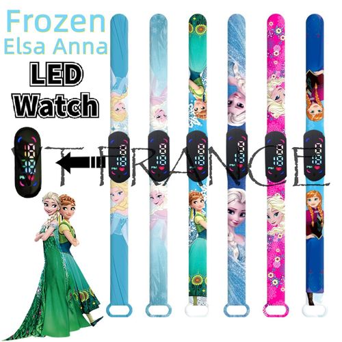 Disney Reine Des Neiges Montre Led Pour Enfants, Modele: Au Choix