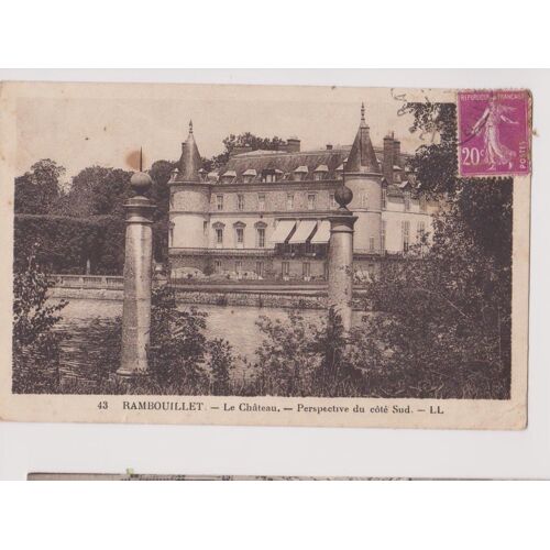 Cp Chateau De Rambouillet Coté Sud
