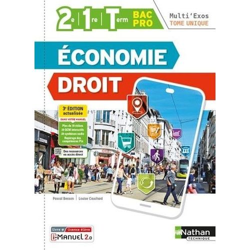 Economie Droit 2e, 1re, Term Bac Pro Multi'exos