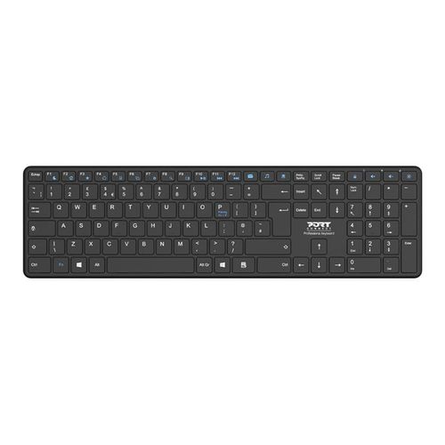 PORT Connect OFFICE PRO - Clavier - rechargeable - sans fil - Bluetooth 5.2 - QWERTY - R.-U.