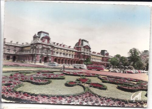 Carte Postale " Paris " Année 1980 Couleur - Palais Du Louvre - N° 46 - Édition Greff - Avec Écritures Timbre 0.25 Et Tampon.