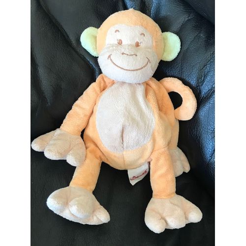 Doudou Peluche Singe Orange 28 Cm Bengy 2006