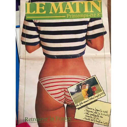 Le Matin Supplément Printemps Été 87 0