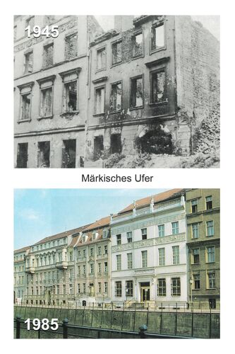 Ww2 - Photo - Berlin-Est 1945/1985 - Märkisches Ufer
