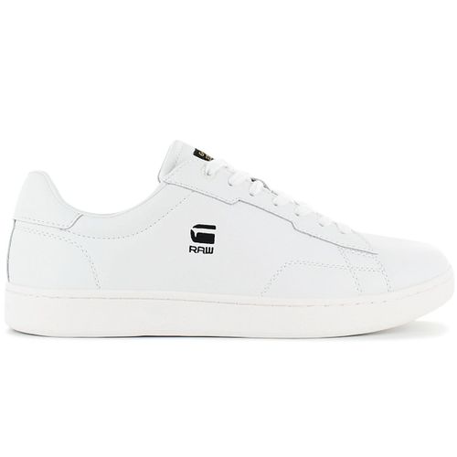 Gsstar Raw Cadet Leather Baskets Sneakers Chaussures Blanc 2142s002509swht