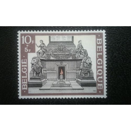 Timbre Belgique ( Yt 1477 ) 1968 Armistice