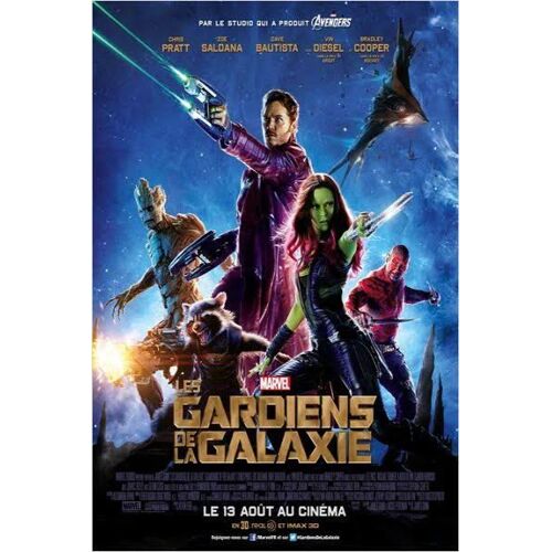 Affiche Officiel Cinema Du Film Les Gardiens De La Galaxie Marvel 2014 Pf