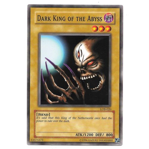 Dark King Of The Abyss Lob-020 - Carte Yu-Gi-Oh!