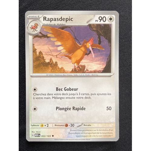 (2127) Rapasdepic 22/165 Pokemon 
