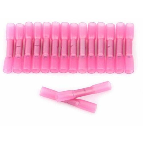 100 Pcs 0.5-1.5 Mm Connecteur électrique Heat Shrink Isolation étanche Sleeving 22-16awg Rouge