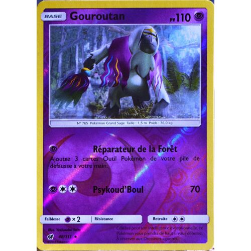 Carte Pokémon 48/111 Gouroutan  110 Pv - Reverse Sl4 - Soleil Et Lune - Invasion Carmin Neuf Fr