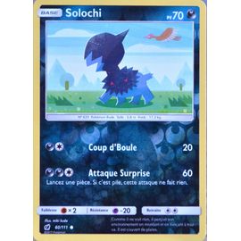 Carte Pokémon 60/111 Solochi  70 Pv - Reverse Sl4 - Soleil Et Lune - Invasion Carmin Neuf Fr