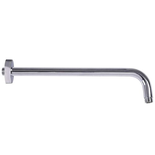 Bras de douche 400mm, bras de douche de tête 40cm support mural rond accessoires de salle de bain pour pomme de douche, laiton chromé
