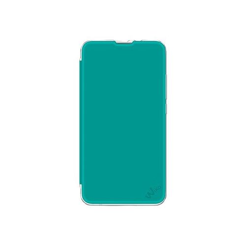 Wiko Folio Game Changer - Étui À Rabat Pour Téléphone Portable - Mélange De Bleu Et De Vert - Pour Wiko Sunny 2 Plus