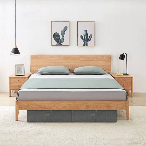 vidaXL Boîtes de rangement 2 pcs Tissu 70x40x18 cm Anthracite