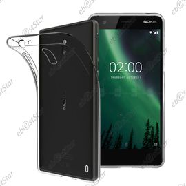 Ebeststar ® Pour Nokia Nokia 2 - Housse Etui Coque Silicone Gel Souple Ultra Fine 0,3mm Et Invisible, Couleur Transparent [Dimensions Precises De Votre Appareil : 143.5 X 71.3 X 9.3 Mm, Écran 5'']