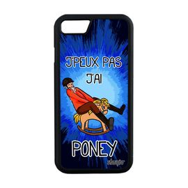Coque Iphone 8 Silicone J'peux Pas J'ai Poney Aqua Cover Drole 4g Texte De Iphone 8