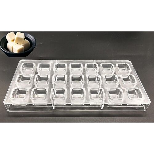 Moule De Fabrication De Bonbons, Diamant Transparent Polycarbonate Moule De Chocolat Gelée De Fabrication De Bonbons Moule De 21 Pièces Plateau De 21 Pièces